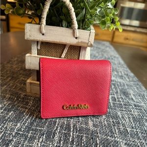 Calvin Klein red wallet
